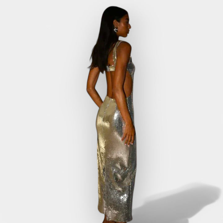 Shimmering Maxi Dress