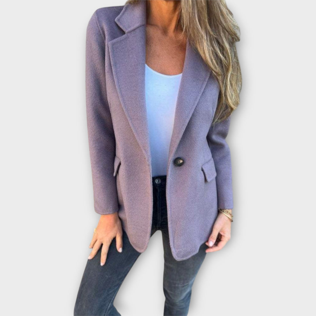 Single-Breasted Tailored Blazer