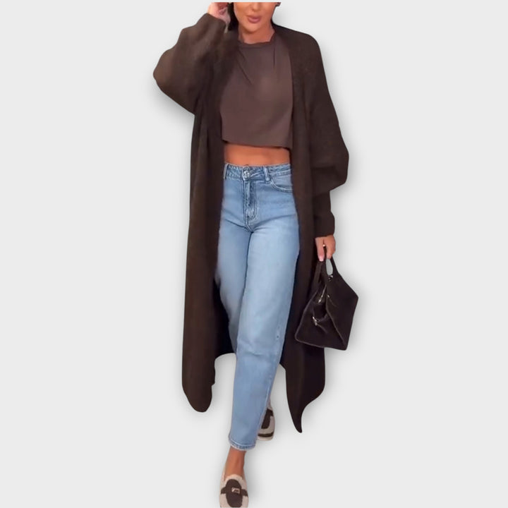 Cozy Belted Longline Cardigan