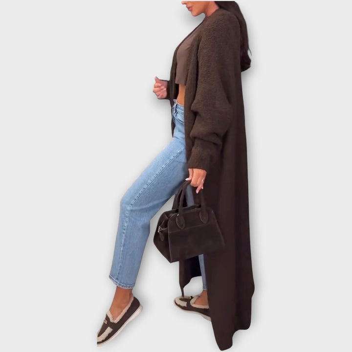 Cozy Belted Longline Cardigan