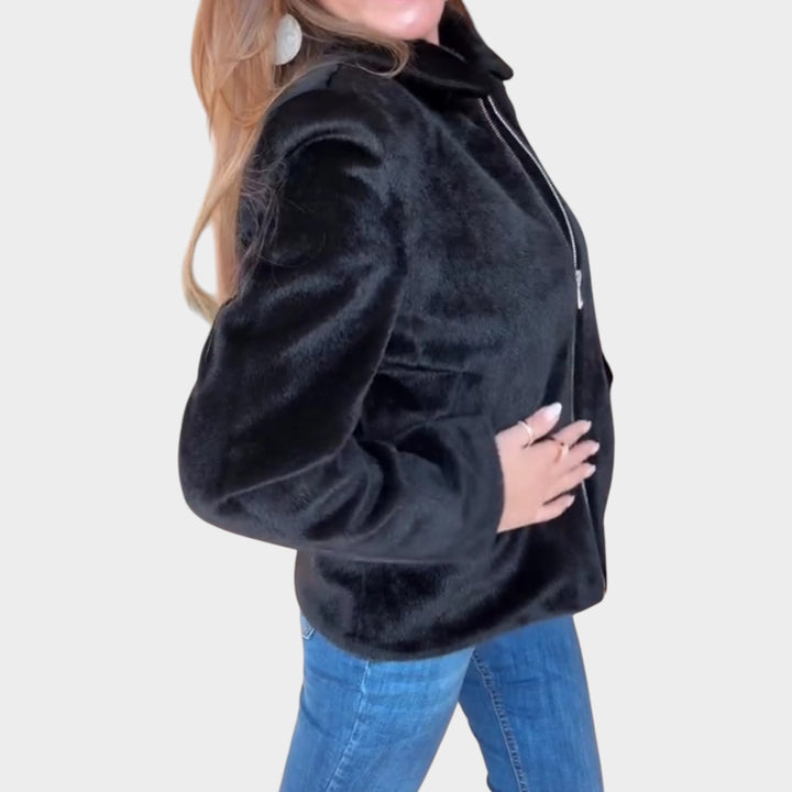 Plush Zip-Up Jacket