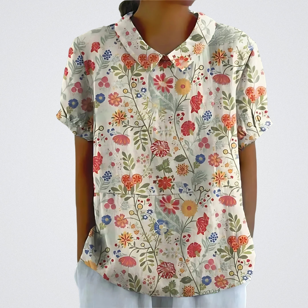 Flowered Blouse