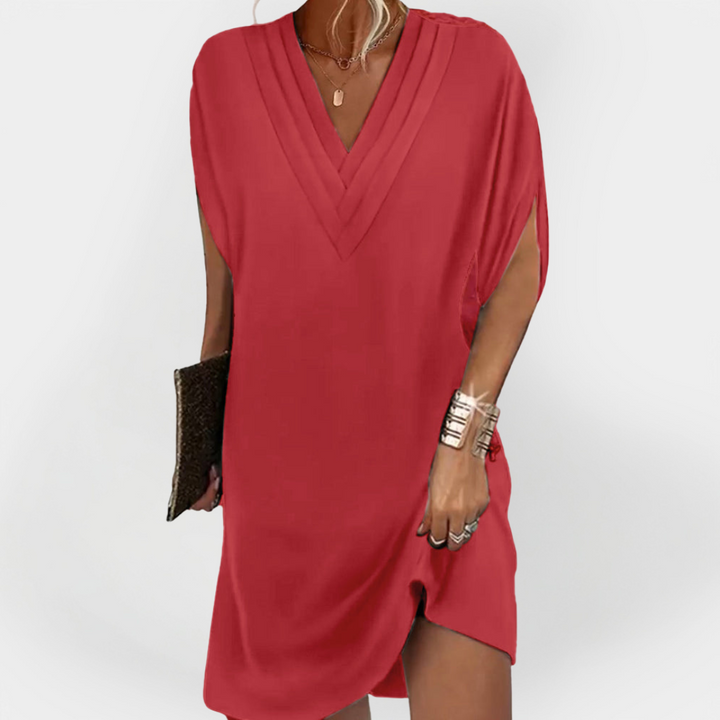 Elegant Dress with Flattering Line