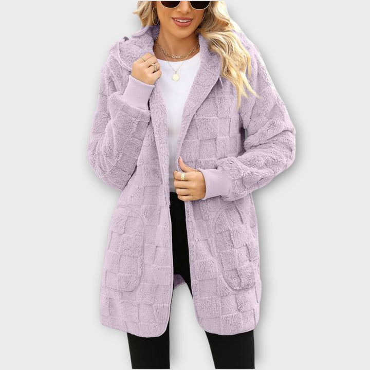Cozy Plush Hooded Cardigan Jacket