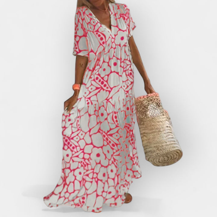 Airy Summer Dress with Pattern