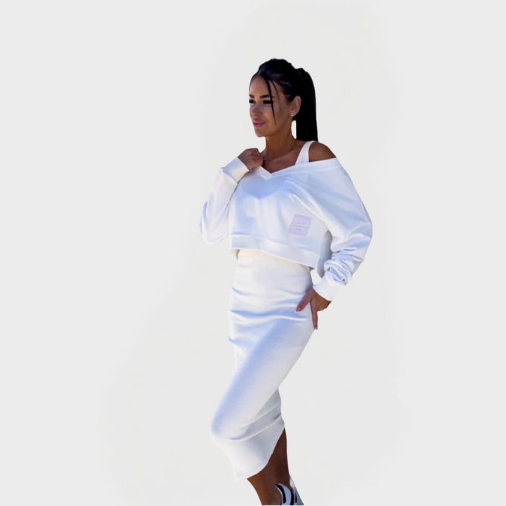 Summer Set with Hoodie and Dress for Comfort and Style