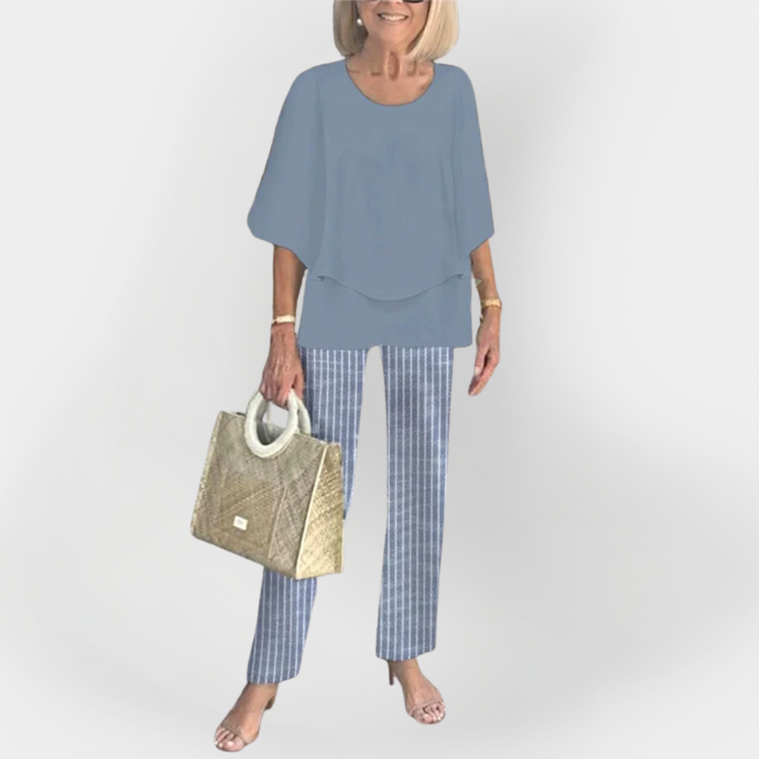 Stylish Set with Comfortable Top and Pants