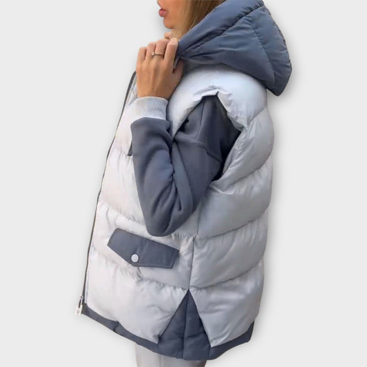 Cozy 3-Piece Winter Set – Turtleneck, Vest & Pants