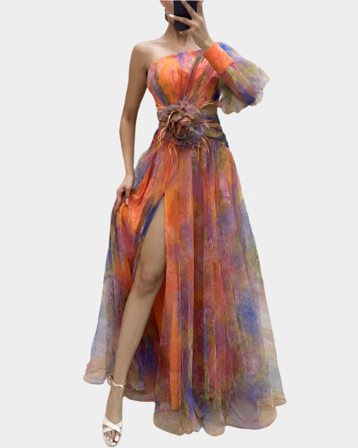 Romantic Dress with Opening