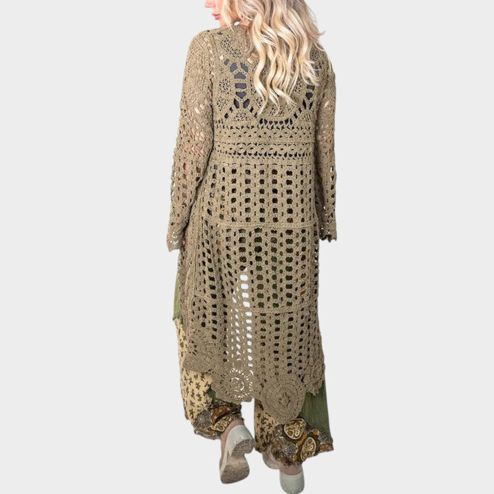 Bohemian Crochet Layered Outfit Set