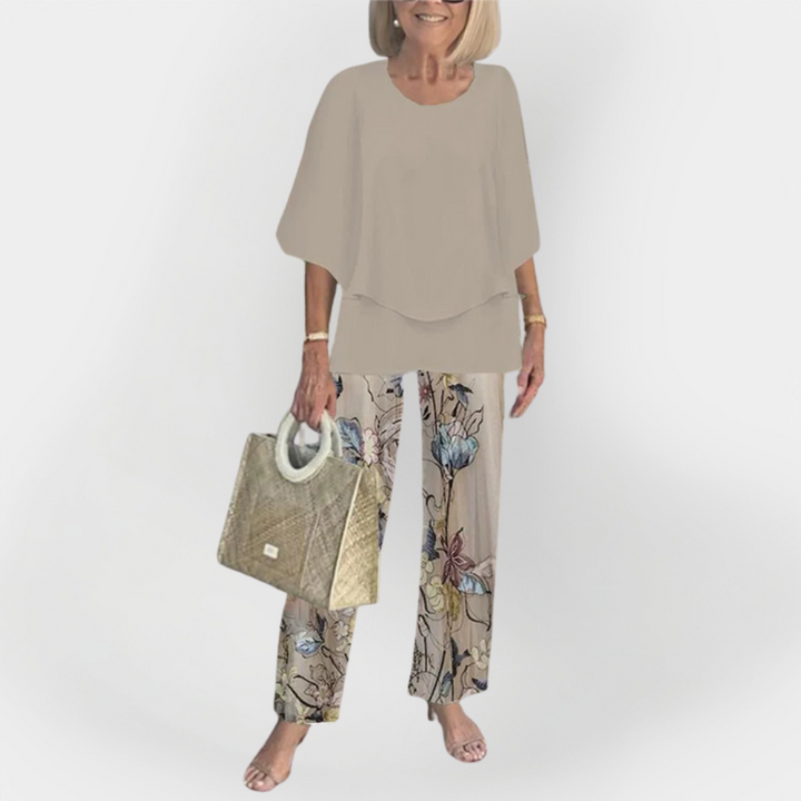 Stylish Set with Comfortable Top and Pants