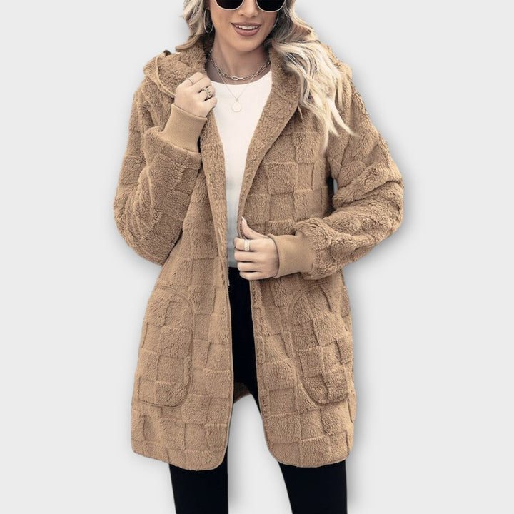 Cozy Plush Hooded Cardigan Jacket