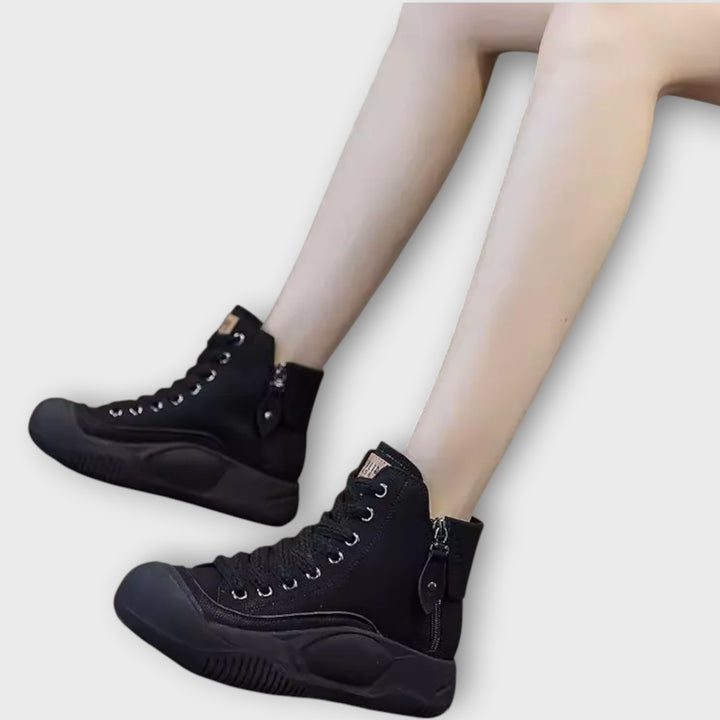 Rugged Lace-Up Utility Boots