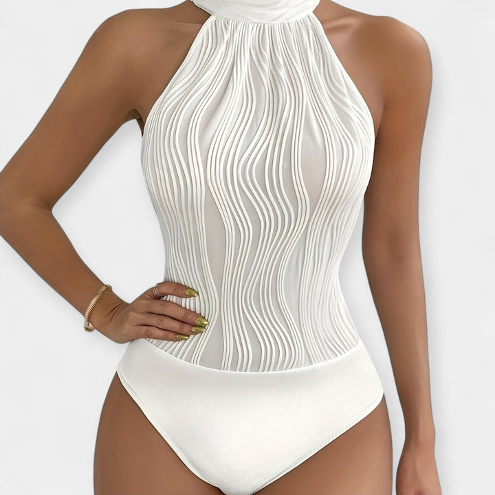 Full Body Bodysuit with Adjustable Ruching