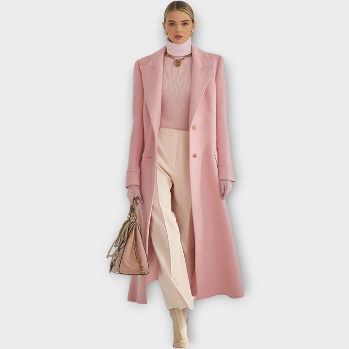 Milan Chic Longline Wool Coat