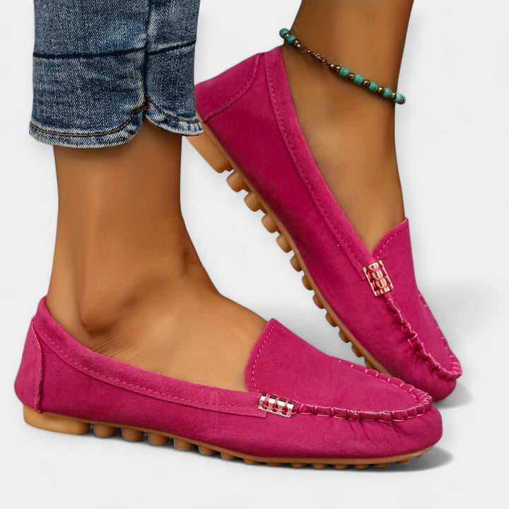 Loafers with Metallic Details