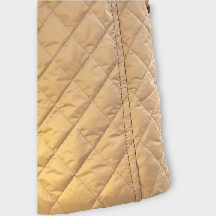 Classic Quilted Mid-Length Winter Coat