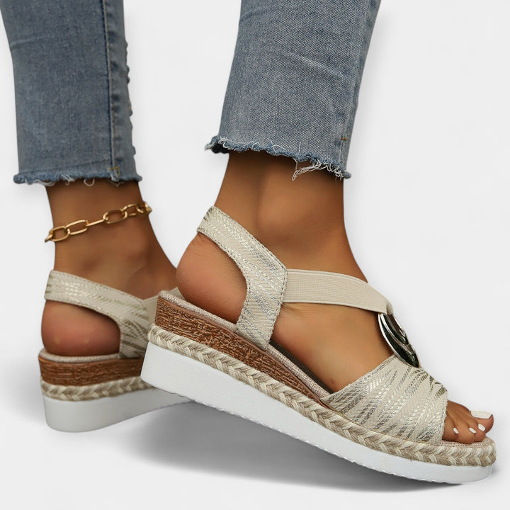 Roman Sandals with Braiding