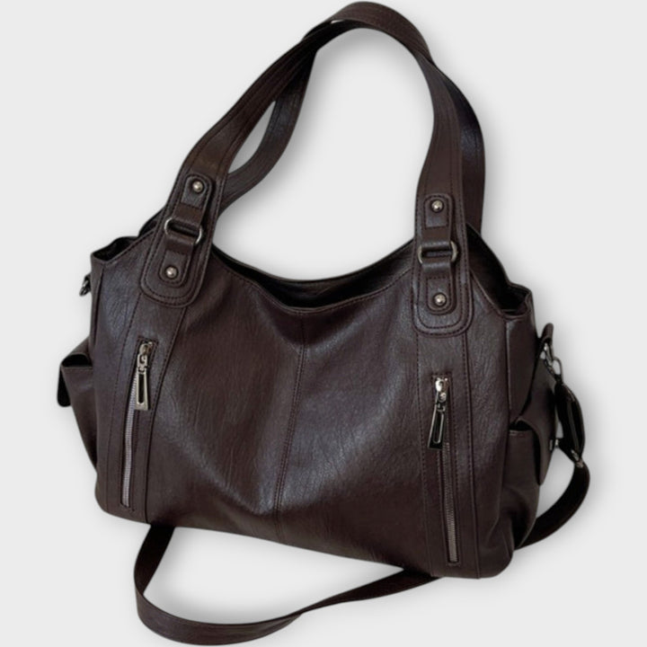 Timeless Leather Handbag with Effortless Elegance