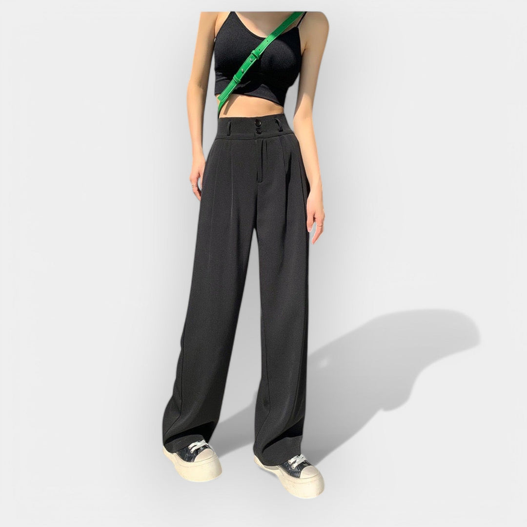 Wide Leg Pants in Korean Style