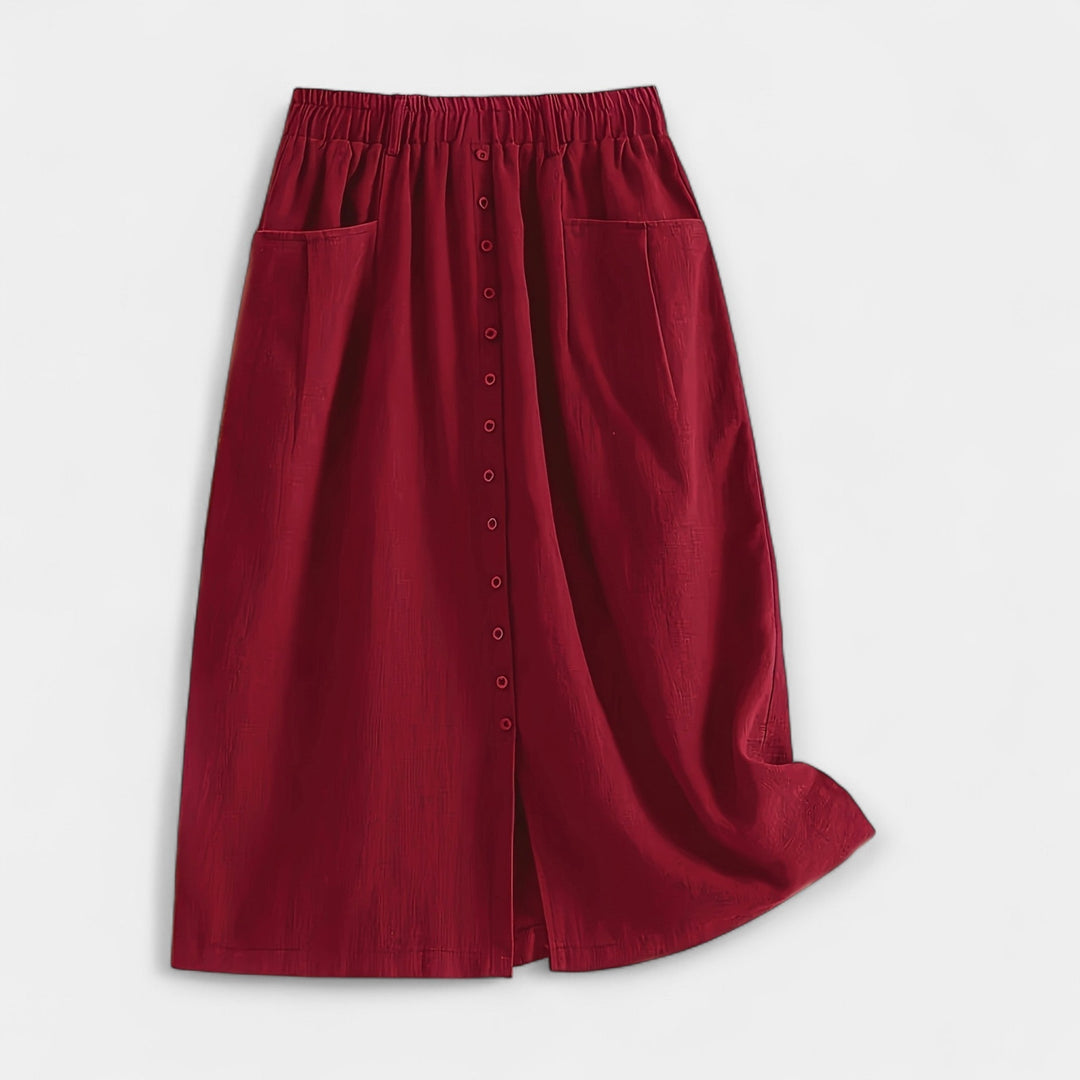 Midi Skirt with Vintage Style