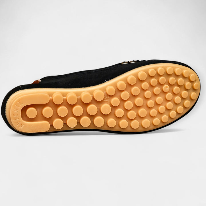 Loafers with Metallic Details