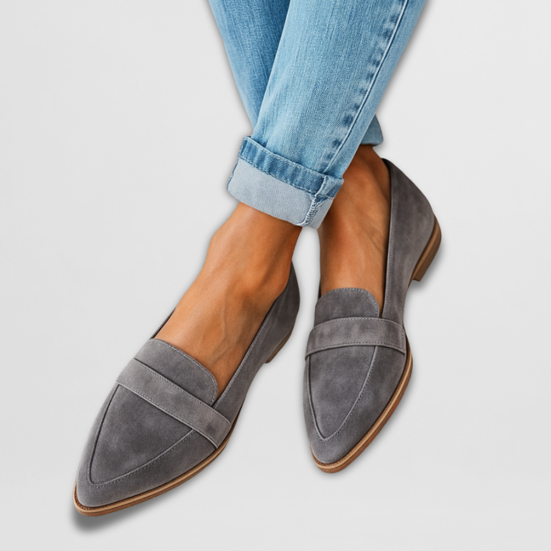 Nadia - Suede Loafers