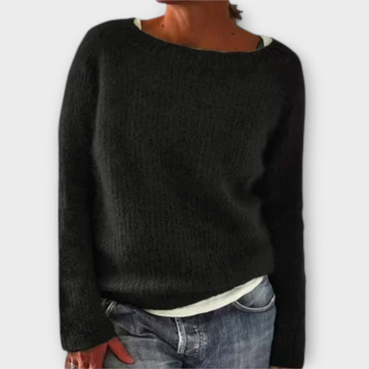 Regine – plain knitted jumper