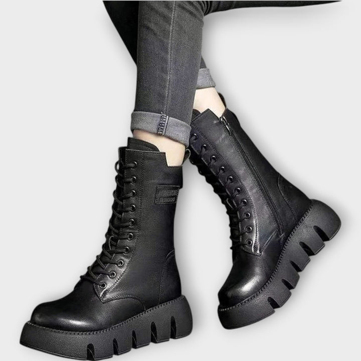Bold Edge Chunky Combat Boots