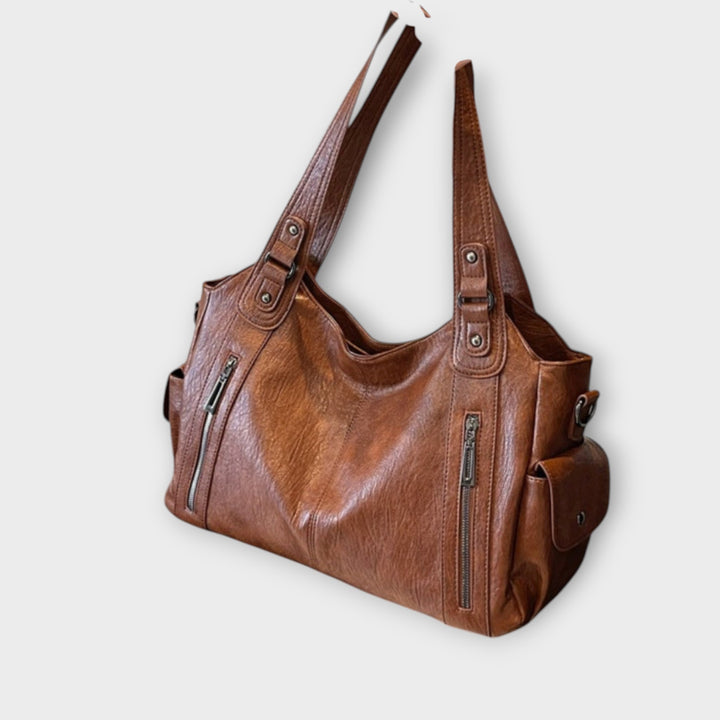 Timeless Leather Handbag with Effortless Elegance