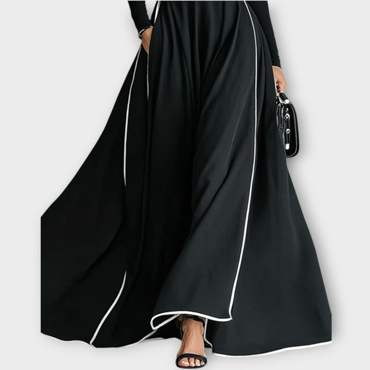 Elegant Turtleneck Maxi Dress