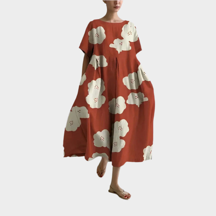 Comfortable Long Retro Dress