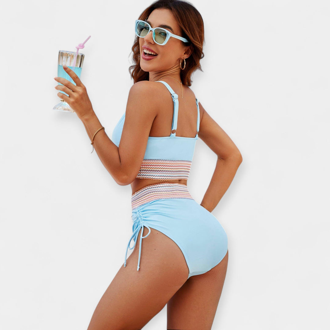 High-Waisted Bikini with Padding