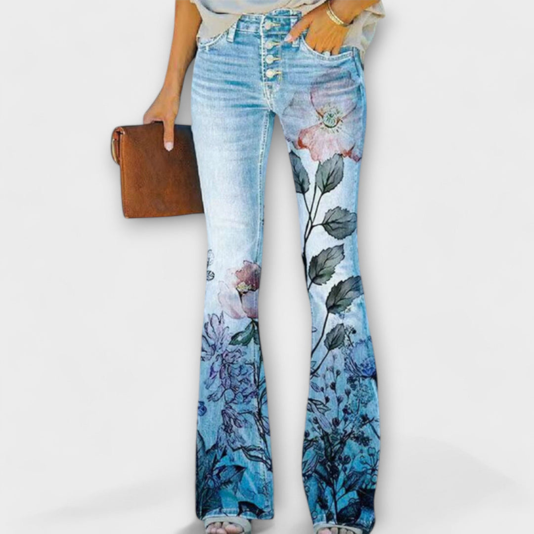Flowered Pants