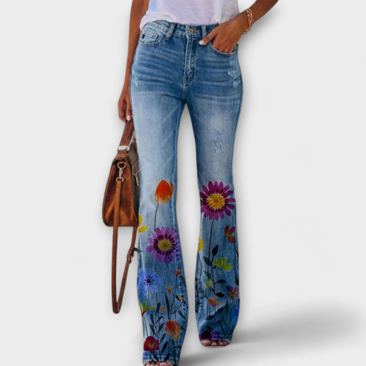 Flowered Pants