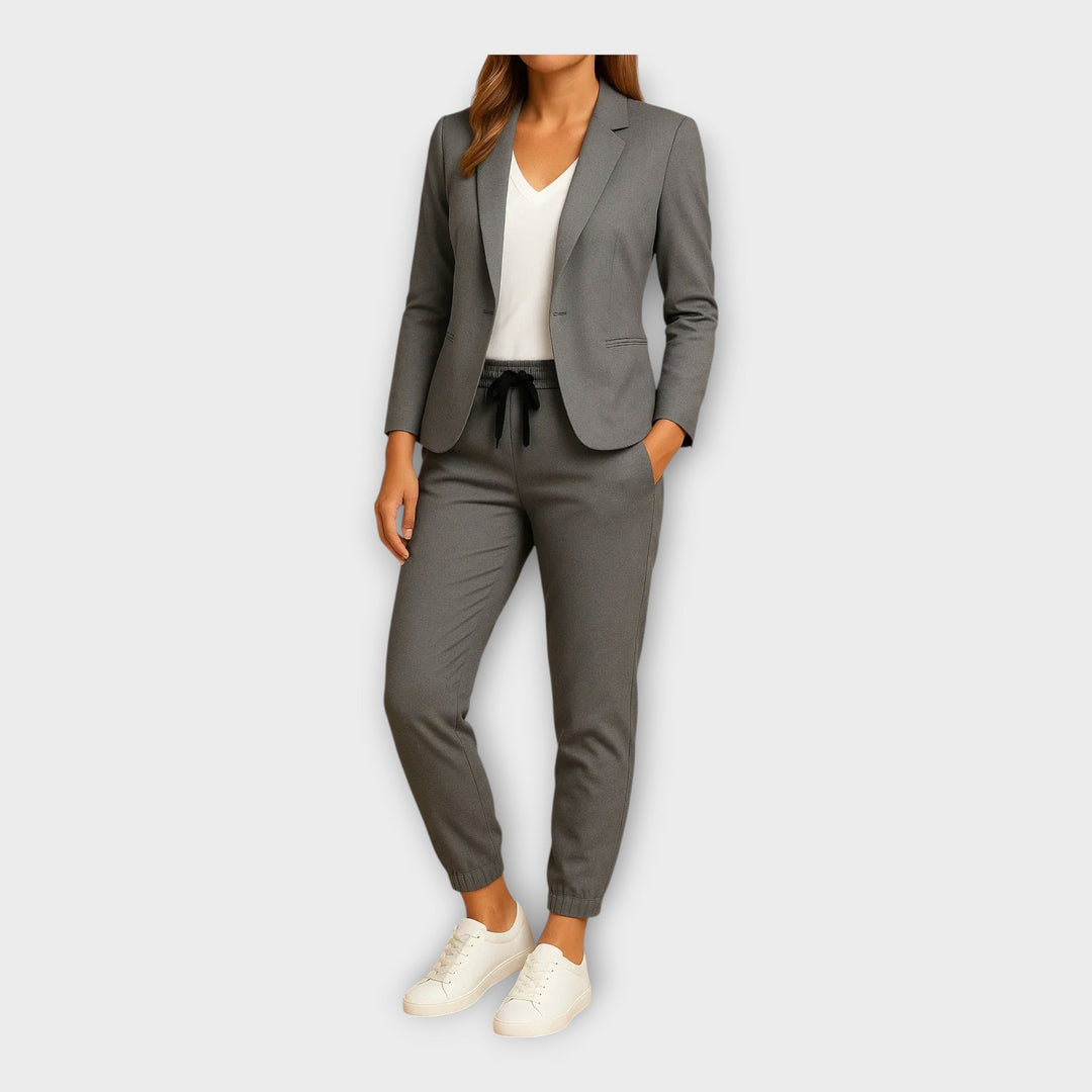 Women's Suit with Blazer and Jogger Pants