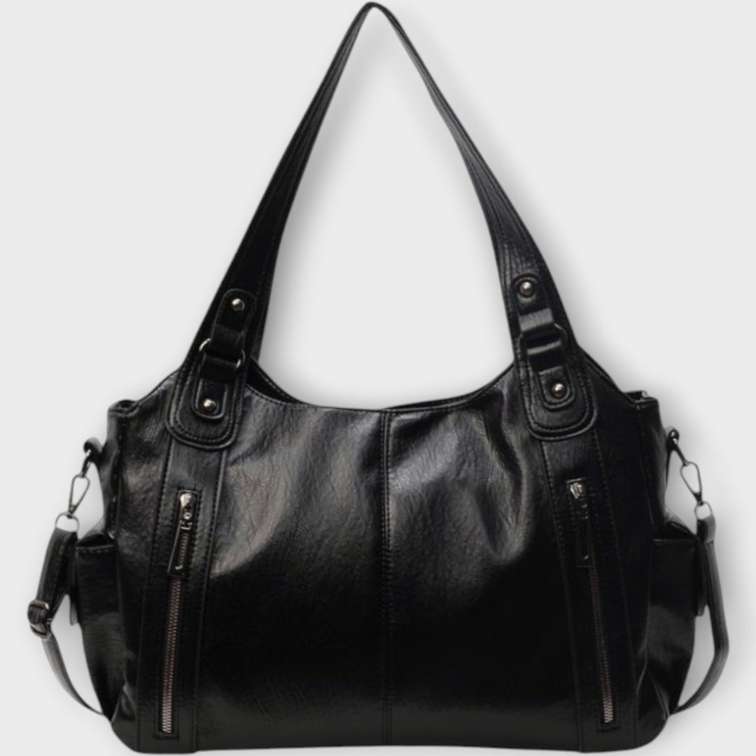 Timeless Leather Handbag with Effortless Elegance