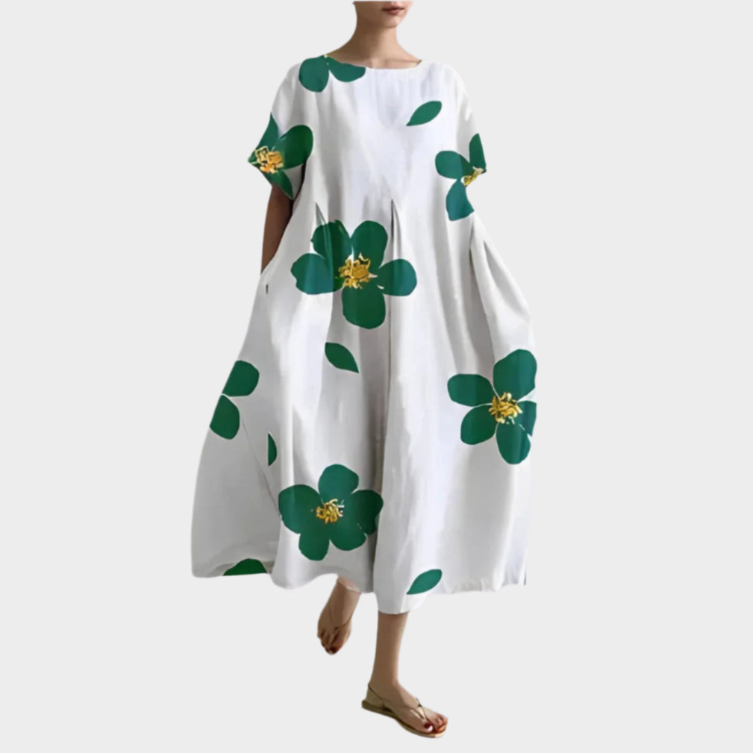 Comfortable Long Retro Dress