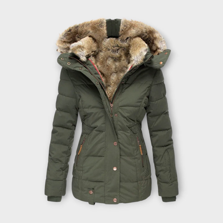 Emine - Comfortable Jacket with Fur