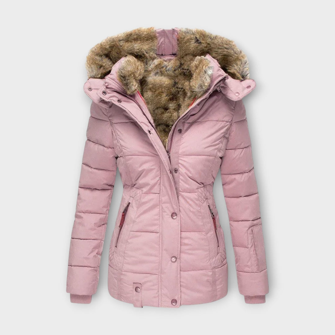 Emine - Comfortable Jacket with Fur