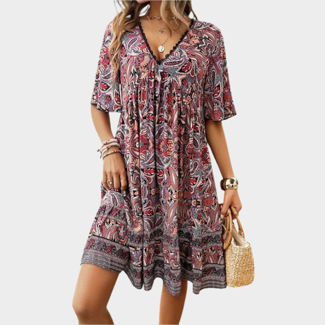 Mini Paisley Dress