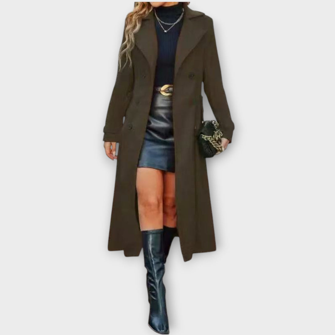 Elegant Longline Winter Coat