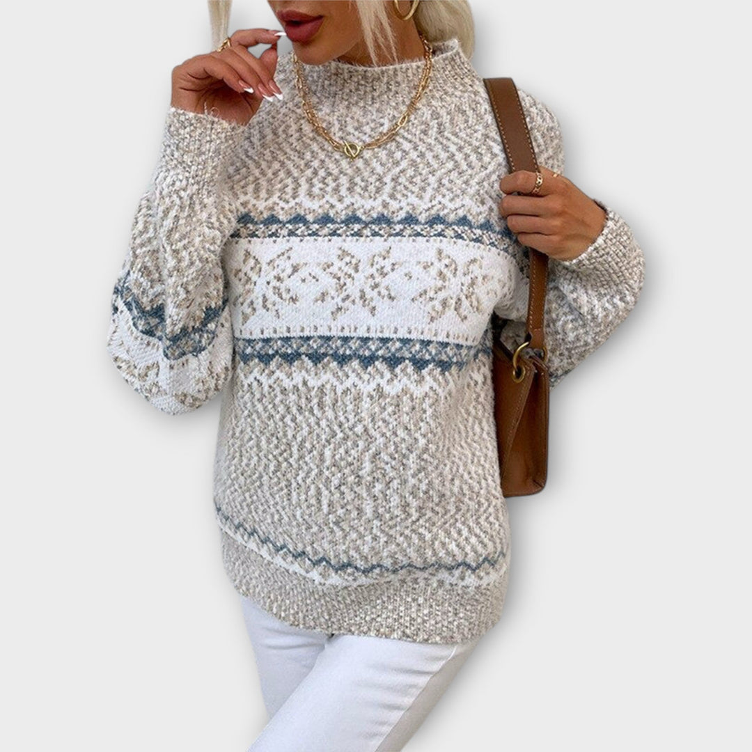 Knitted Sweater with Classic Design