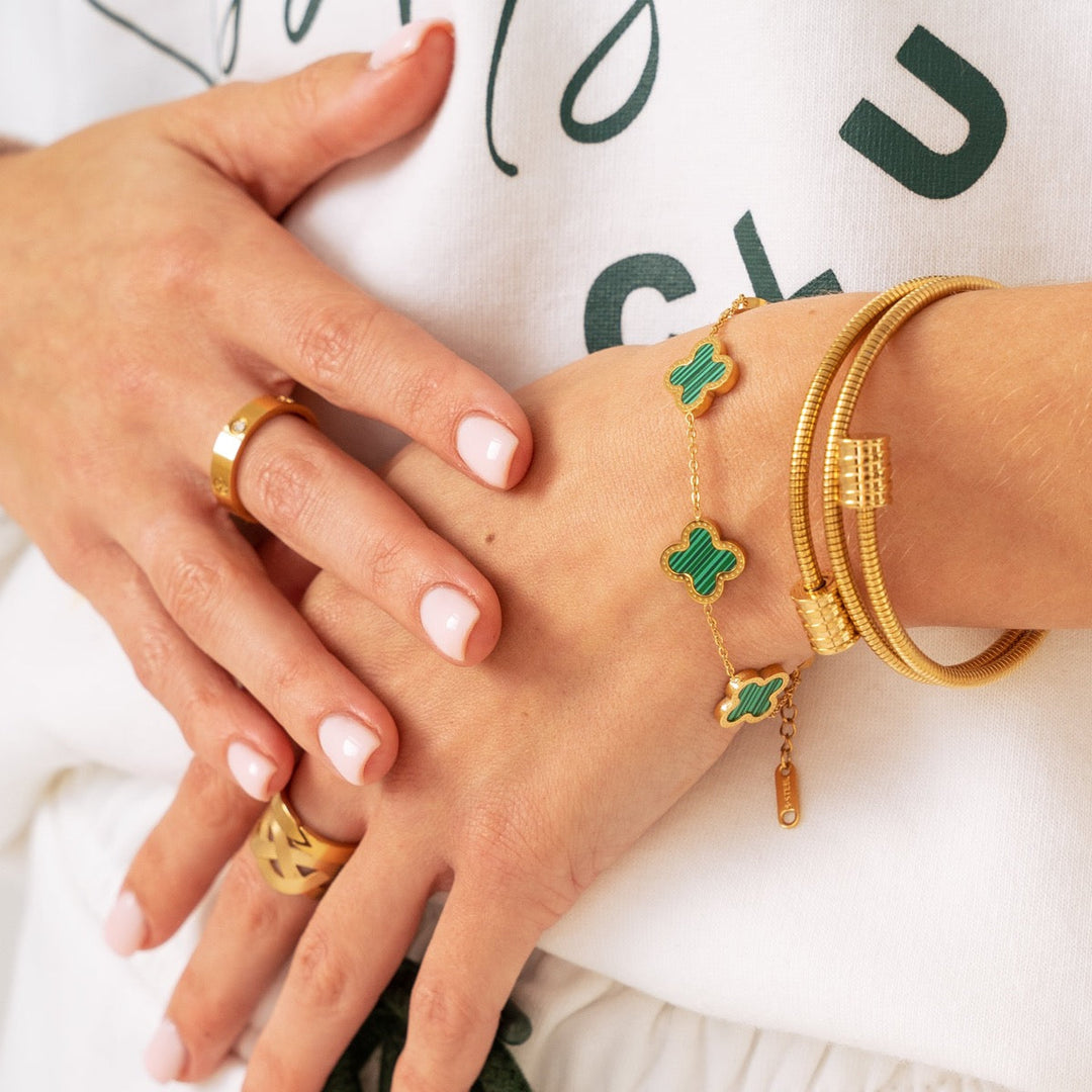 Twister Gold Bracelet