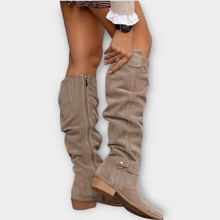 Slouchy Knee-High Boots