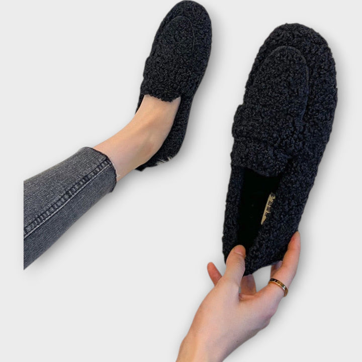 Cozy Plush Slip-On Loafers