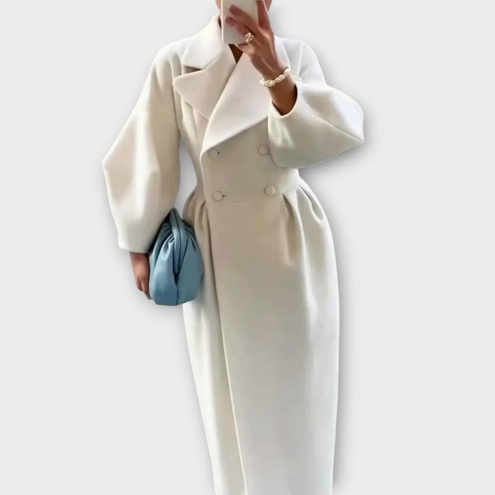 Elegant Oversized Lapel Long Coat