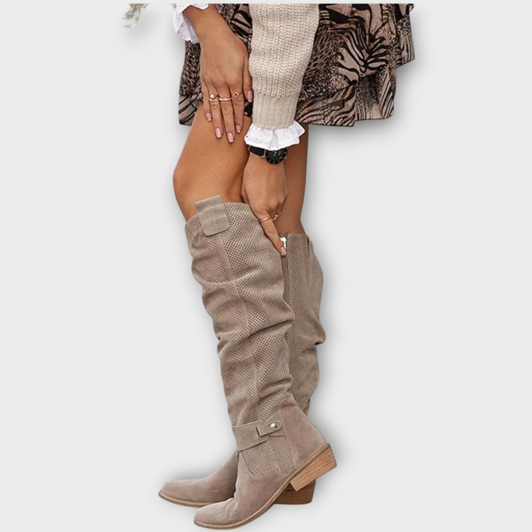 Slouchy Knee-High Boots
