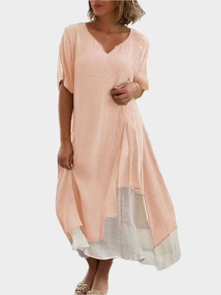 Classic Maxi Dress in Solid Color