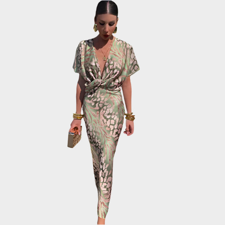 Dress with Shiny Texture